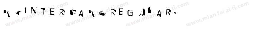 POINTER CAPS REGULAR字体转换